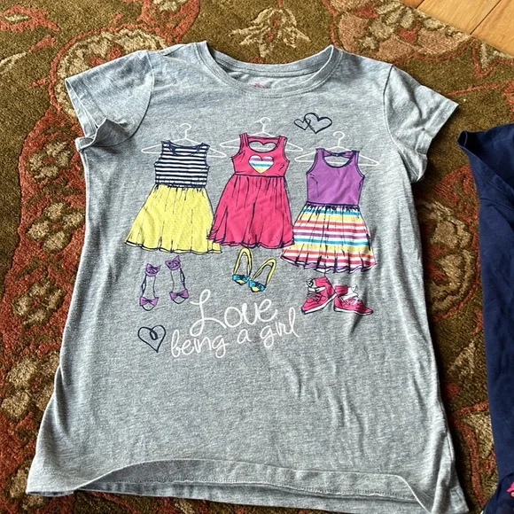 Girls L set of two t shirts - Picture 2 of 5